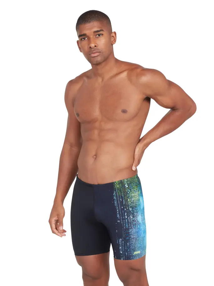 swimmyページ (*ˊ˘ˋ*) Mens Grit Print Mid Jammer | Zoggs Official