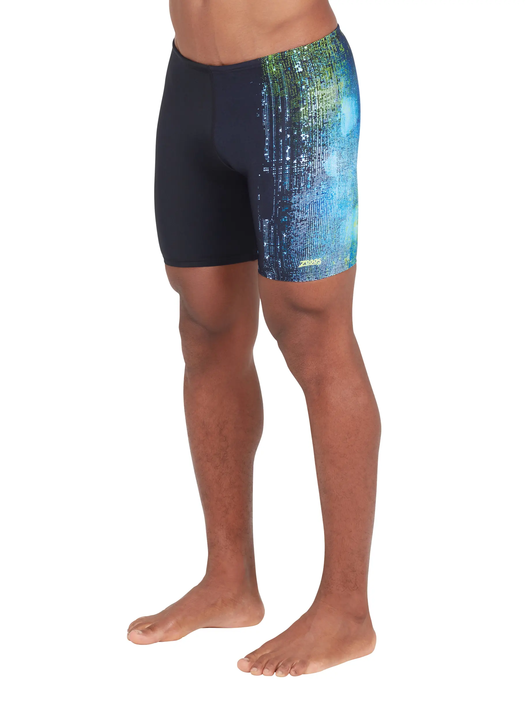 Out of Stock,Sale, Ansicht Großes Bild der Vorderseite Product detail - Mens Grit Print Mid Jammer GRIT