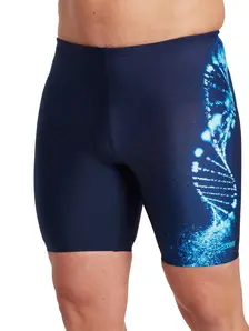 Display front view 4 of Product detail - Mens Helix Print Mid Jammer HLIX