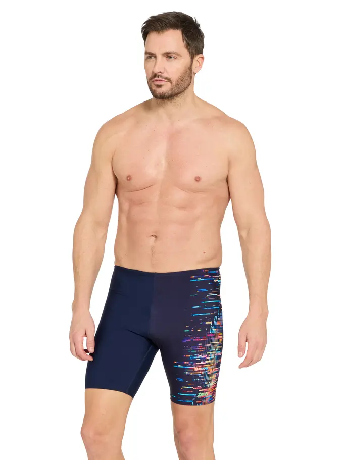 Sale,Clearance, view full size image of Front view of Product detail - Mens Nimbus Print Mid Jammer NIMB