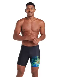 Display front view 1 of Product detail - Mens Neon Vibe Print Mid Jammer NNV
