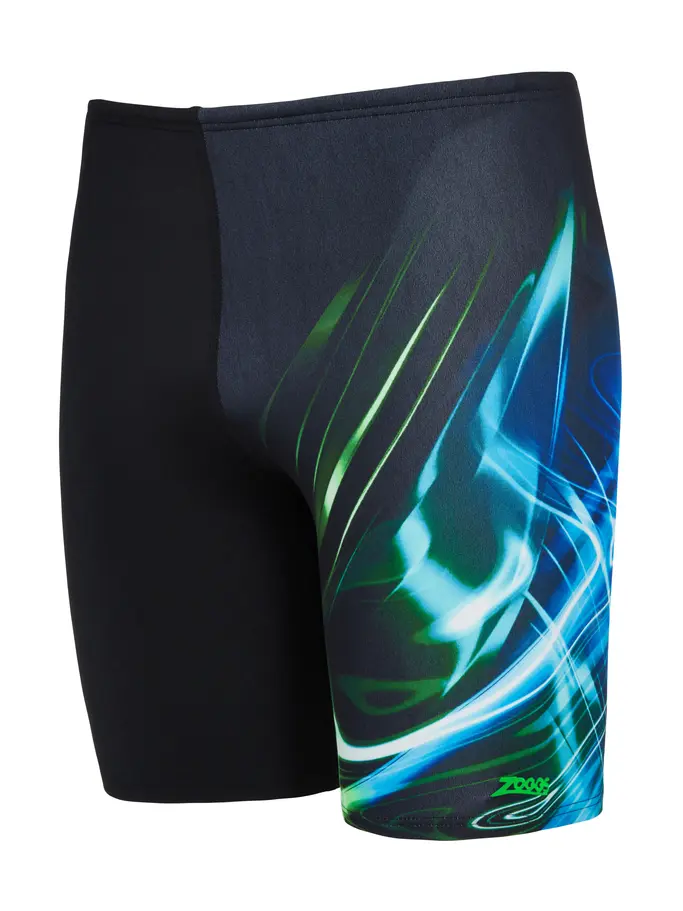 Out of Stock,Sale, Ver imagen de tamaño completo de Vista frontal de Product detail - Mens Ocean Swirl Print Jammer OCSW