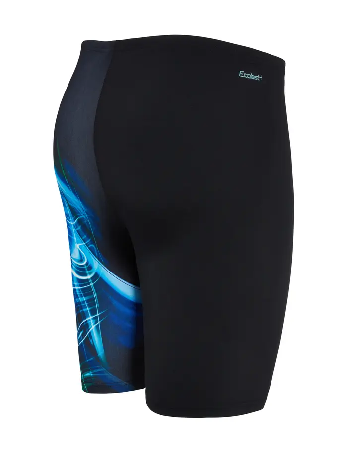 Out of Stock,Sale, Ver imagen de tamaño completo de Vista frontal de Product detail - Mens Ocean Swirl Print Jammer OCSW