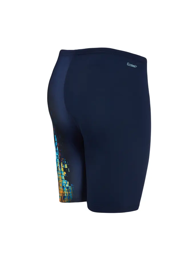 Sale,Clearance, view full size image of Front view of Product detail - Mens Pixel Print Mid Jammer PIXE