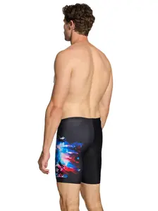 Display front view 5 of Product detail - Mens Skydreamer Print Mid Jammer SKYD