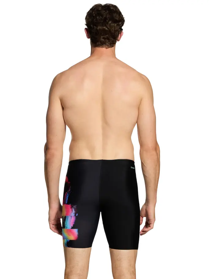 Sale,Clearance, view full size image of Front view of Product detail - Mens Sunset Print Mid Jammer SUNS