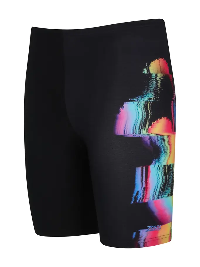 Sale,Clearance, view full size image of Front view of Product detail - Mens Sunset Print Mid Jammer SUNS