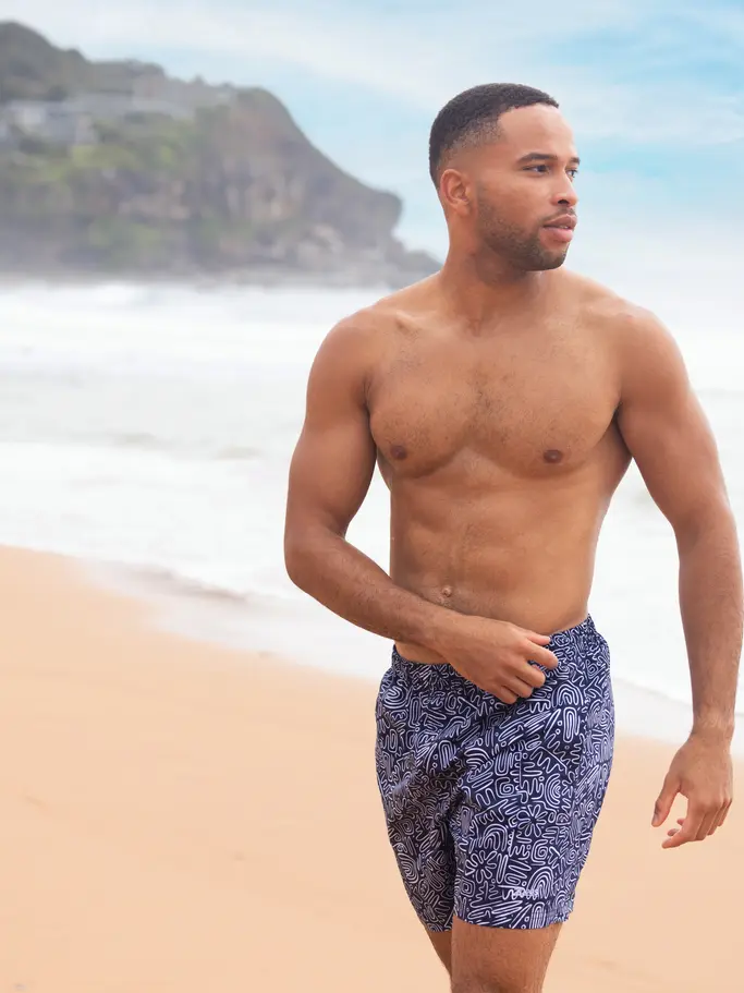 Sale,Clearance, view full size image of Front view of Product detail - Dakar Mens 16 Inch Water Shorts DAKA