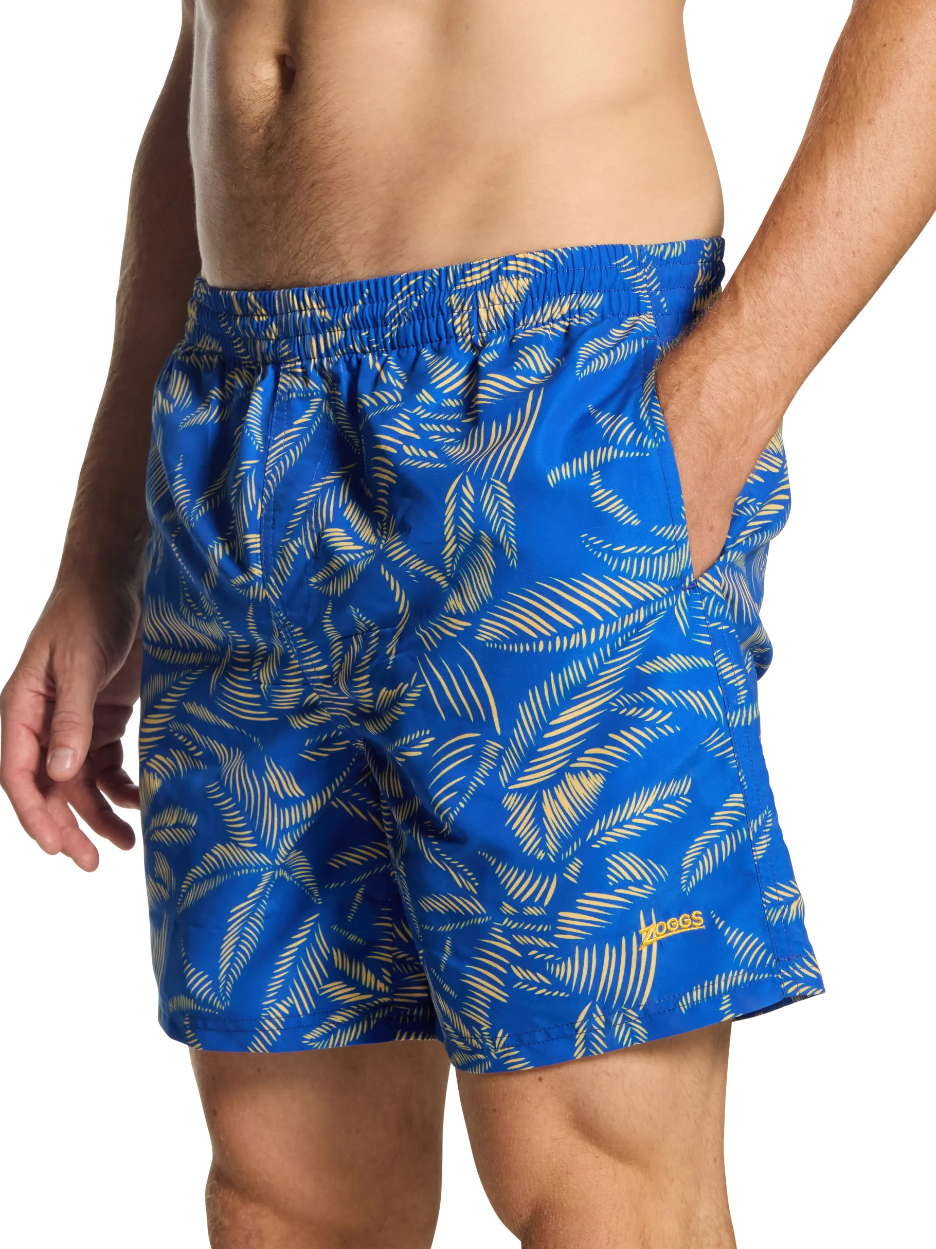 Sale,Clearance, view full size image of Front view of Product detail - Mens Leaf Mens 16 Inch Water Shorts LEAF
