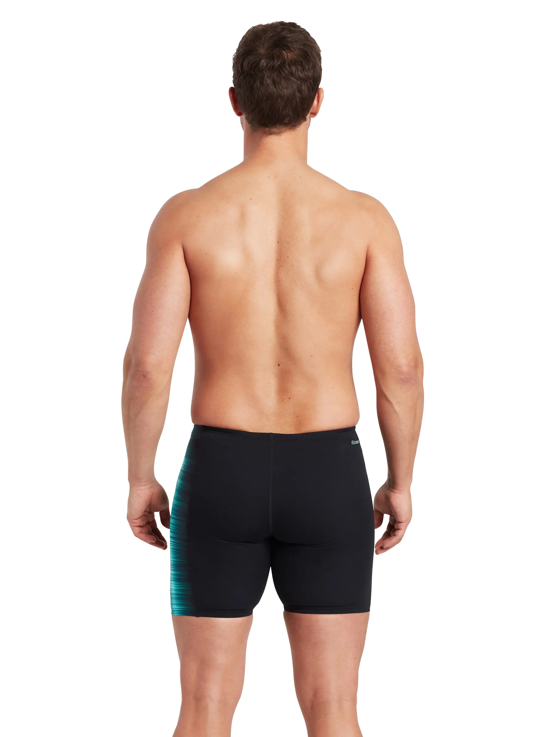 Sale,Clearance, view full size image of Front view of Product detail - Mens Pipeline Print Panelled Mid Jammer PPLN