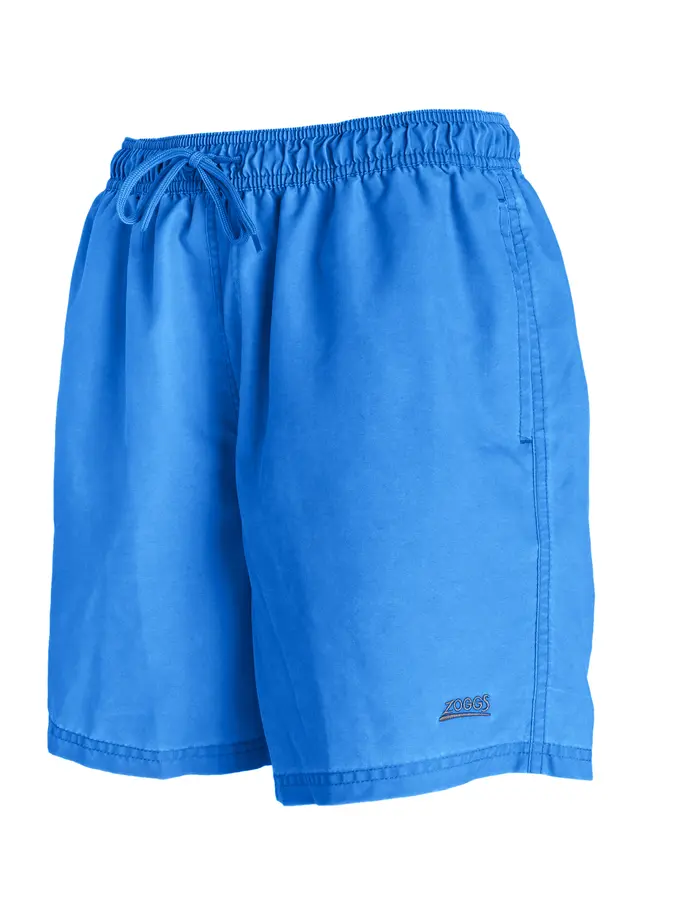 Out of Stock, view full size image of Front view of Product detail - Mens Mosman Washed 15 inch Shorts blue