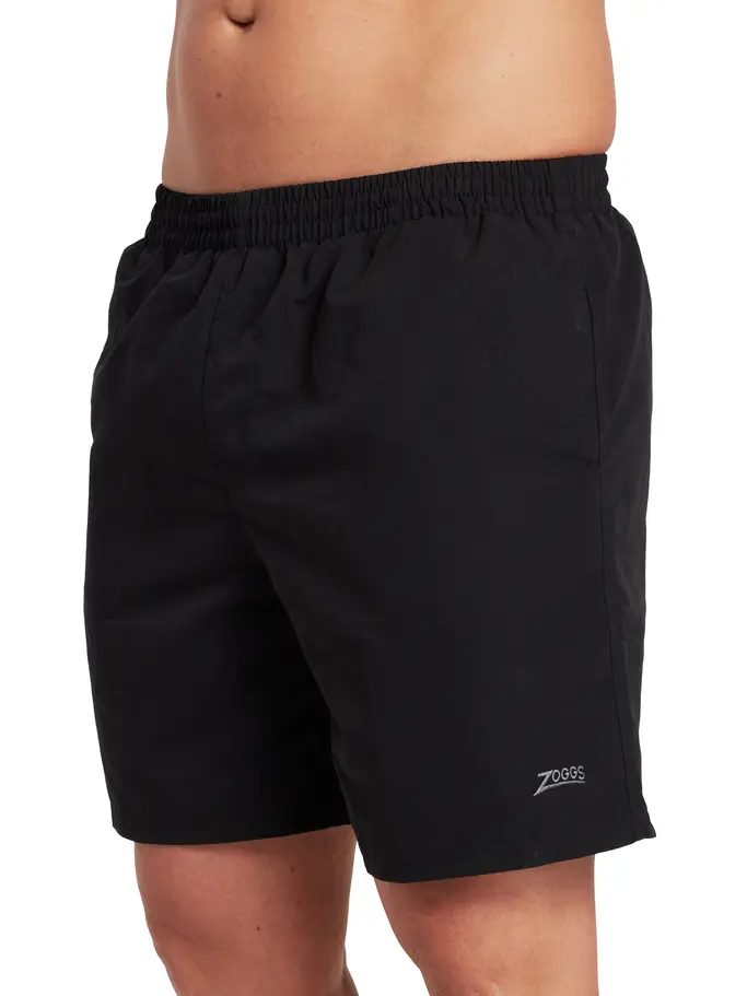 , view full size image of Front view of Product detail - Mens Penrith 17 Inch Shorts - Ecodura black