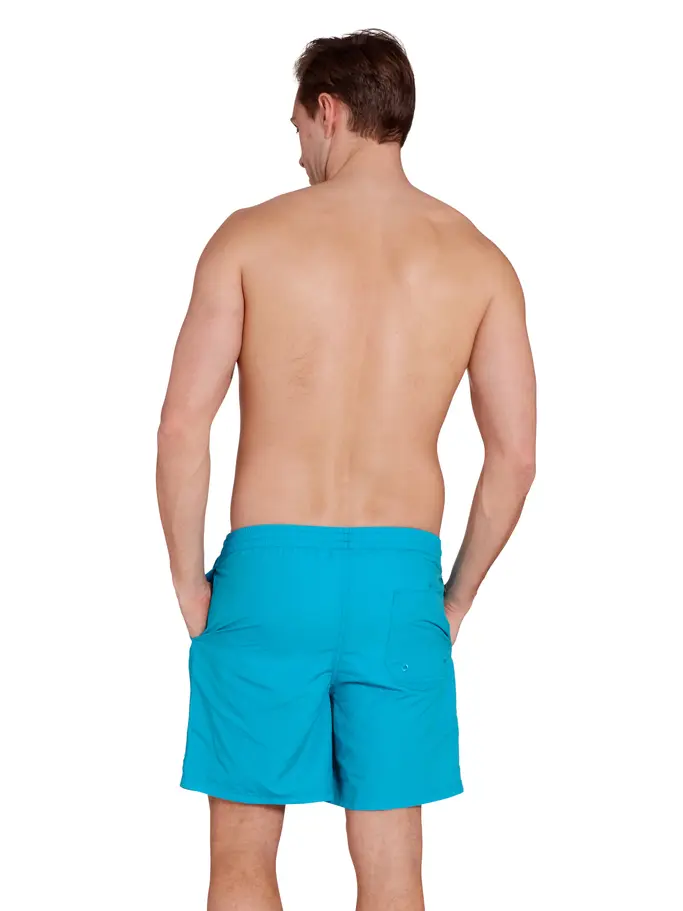 , view full size image of Front view of Product detail - Mens Penrith 17 Inch Shorts - Ecodura turquoise