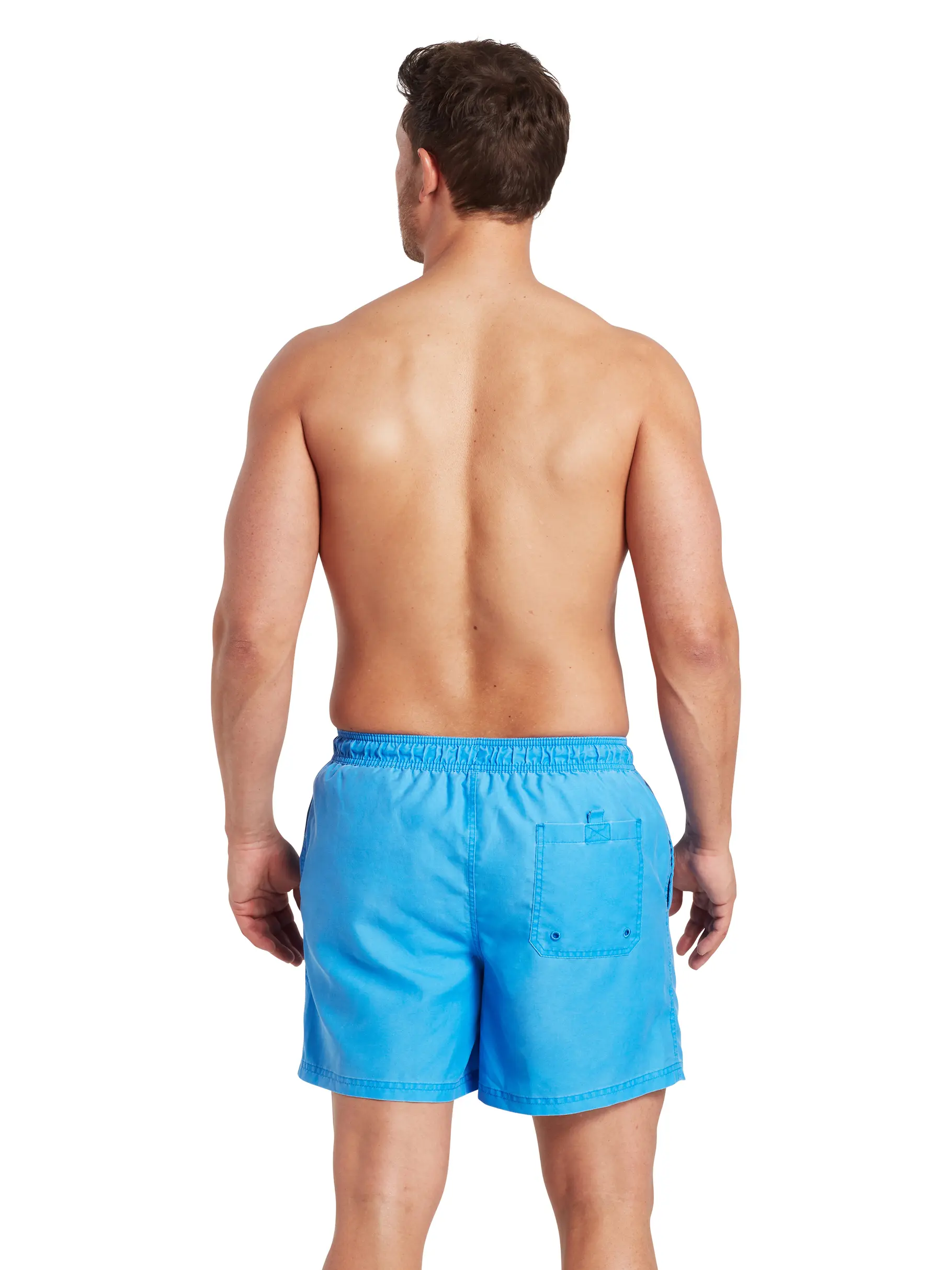 , Ansicht Großes Bild der Vorderseite Product detail - Mens Mosman Washed 15 Inch Shorts Ecodura blue