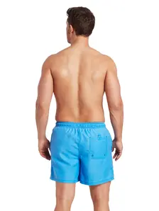 Display front view 2 of Product detail - Mens Mosman Washed 15 Inch Shorts Ecodura blue