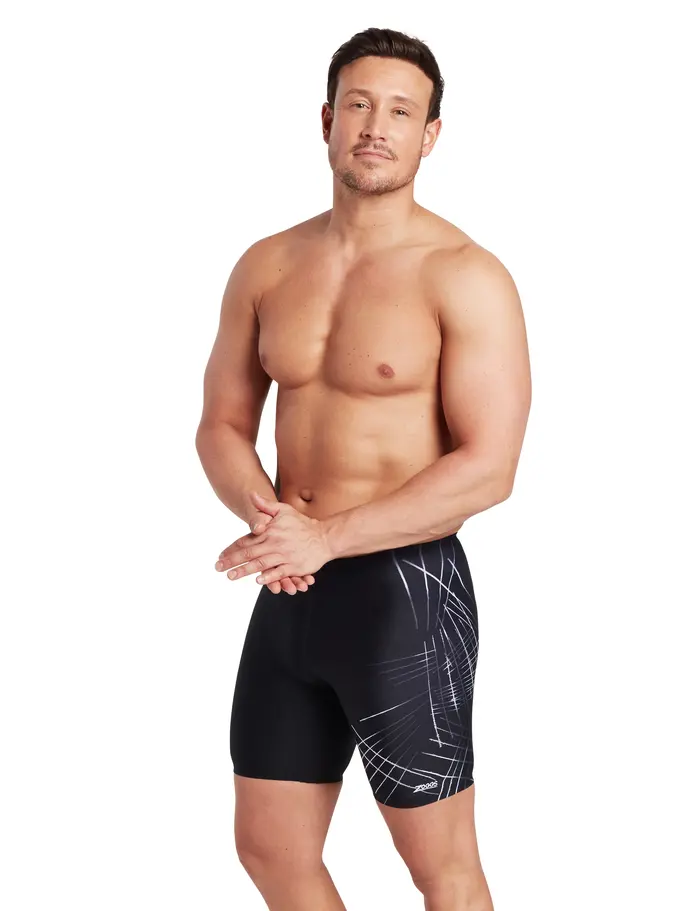 Sale,Clearance, view full size image of Front view of Product detail - Mens Etch Mid Jammer black