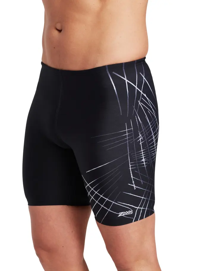 Sale,Clearance, view full size image of Front view of Product detail - Mens Etch Mid Jammer black