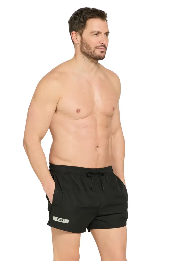 New, view full size image of Front view of Product detail - Mens Sunbay 13 inch Shorts black