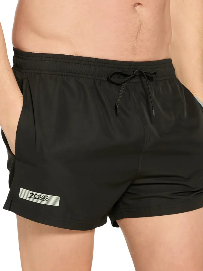 New, view full size image of Front view of Product detail - Mens Sunbay 13 inch Shorts black