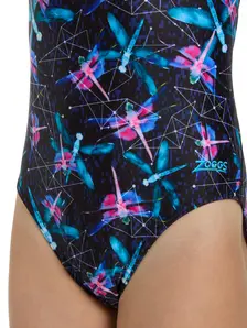 Display front view 4 of Product detail - Junior Girls Dragonfly Flyback Swimsuit DRFF