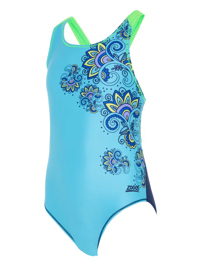 Out of Stock,Sale, Ver imagen de tamaño completo de Vista frontal de Product detail - Girls Maroccan Flyback One Piece MRCF