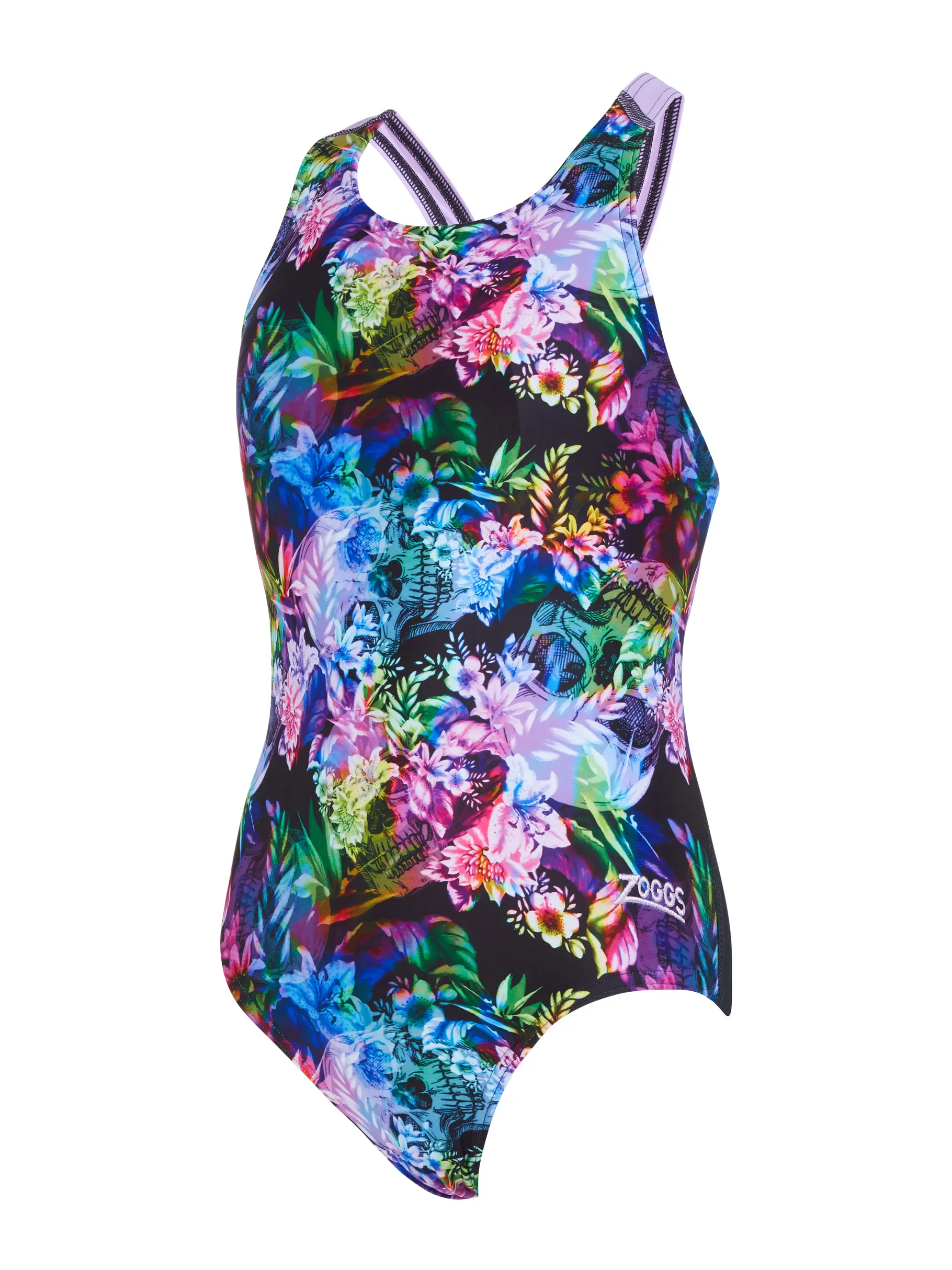 Out of Stock,Sale, Ansicht Großes Bild der Vorderseite Product detail - Girls Mystery Flyback One Piece Swimsuit MYSF