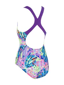 Display front view 6 of Product detail - Girls Sea Petal Flyback Swimsuit SEPF