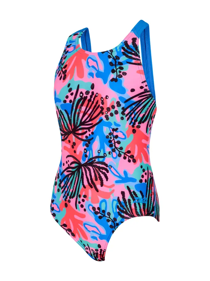 Sale, view full size image of Front view of Product detail - Junior Girls Sway Flyback Swimsuit SWAF