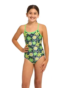 Display front view 2 of Product detail - Junior Girls Boho Magic Sprintback Swimsuit BOMA