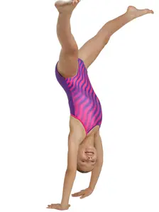 Display front view 4 of Product detail - Fever Print Sprintback Swimsuit FEVF