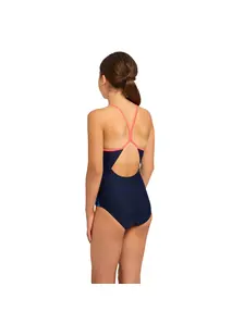 Display front view 4 of Product detail - Junior Girls Graffiti Brick Sprintback Swimsuit GRBR