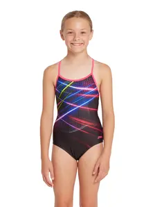Display front view 2 of Product detail - Girls Laserbeam Sprintback Swimsuit LSBF