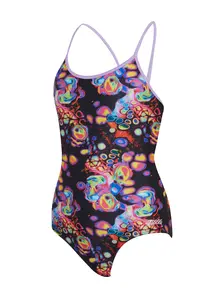 Display front view 1 of Product detail - Girls Tentacool Sprintback Swimsuit TNCF