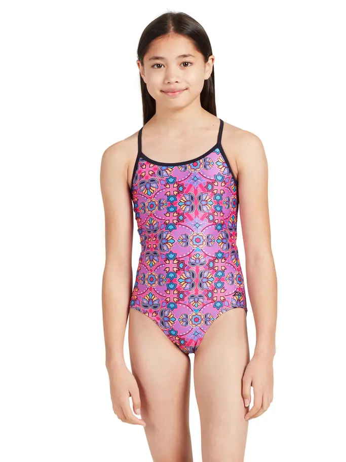 Out of Stock,Sale, visualizzare l'immagine full size della vista frontale di Product detail - Girls Zanzibar Sprintback One Piece ZNZF