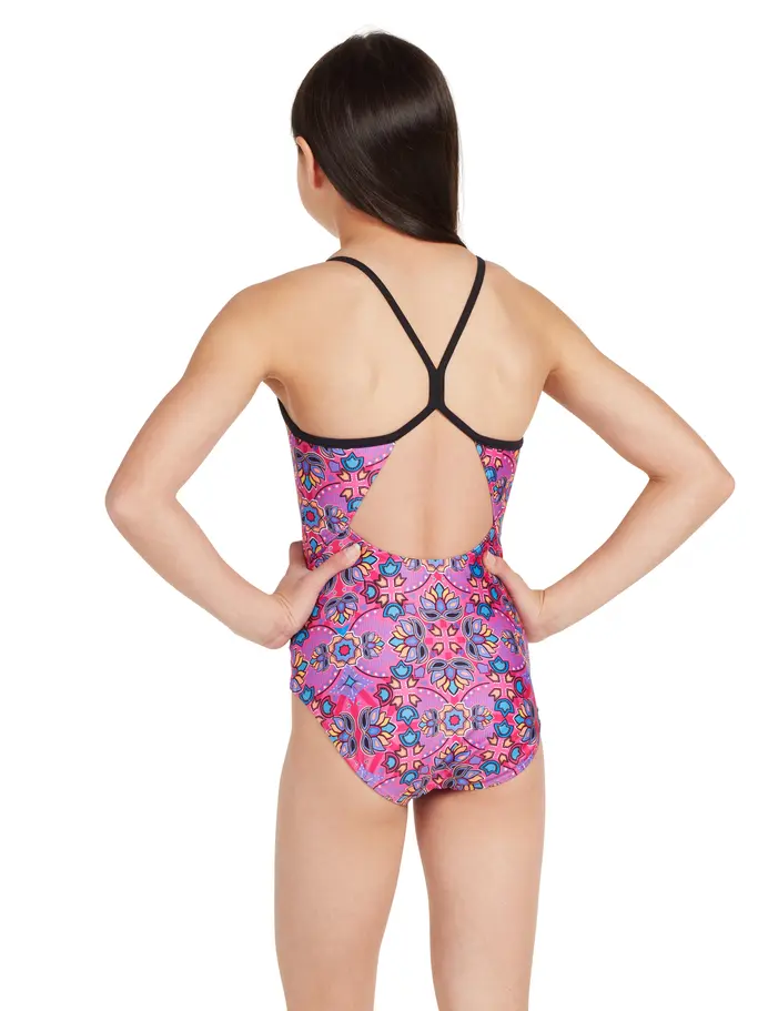 Out of Stock,Sale, visualizzare l'immagine full size della vista frontale di Product detail - Girls Zanzibar Sprintback One Piece ZNZF