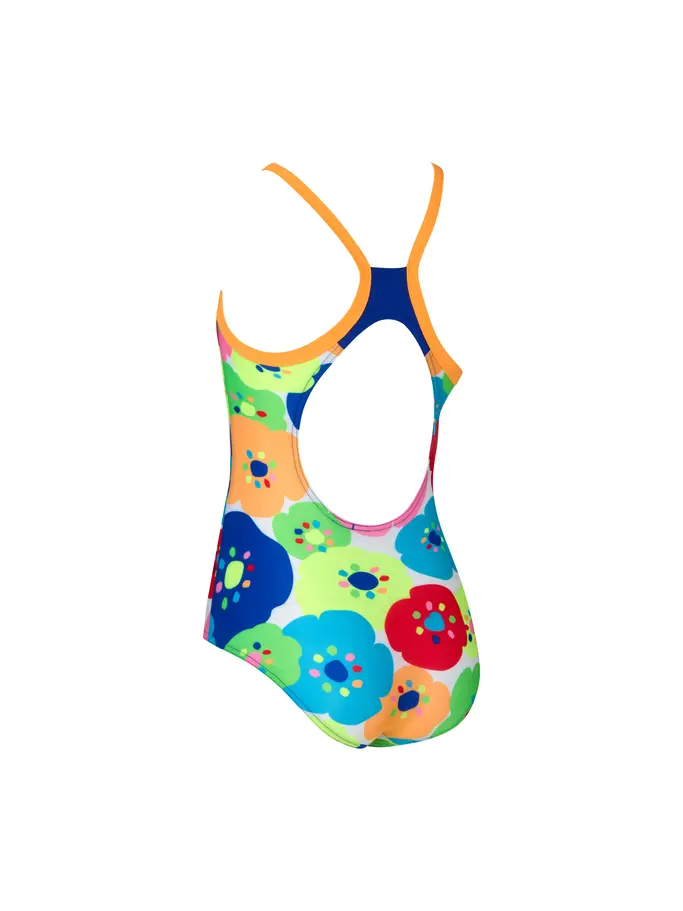 New, view full size image of Front view of Product detail - Junior Girls Bloomie Strikeback Swimsuit BLOO