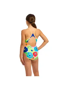 Display front view 4 of Product detail - Junior Girls Bloomie Strikeback Swimsuit BLOO