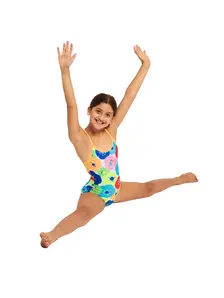 Display front view 7 of Product detail - Junior Girls Bloomie Strikeback Swimsuit BLOO