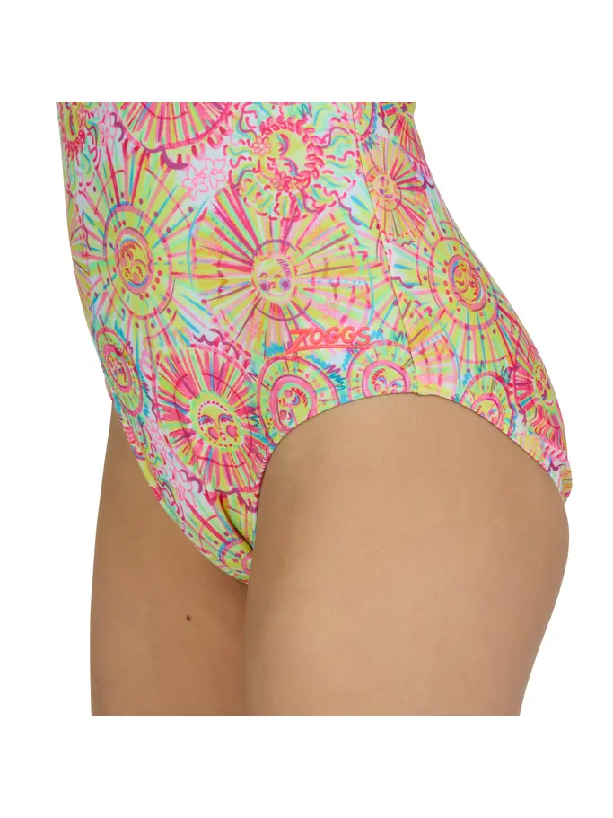 Sale,Clearance, view full size image of Front view of Product detail - Junior Girls Circus Strikeback Swimsuit CIRF