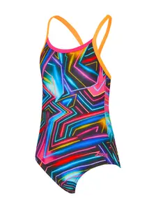 Display front view 1 of Product detail - Junior Girls Reactor Strikeback Swimsuit REAF