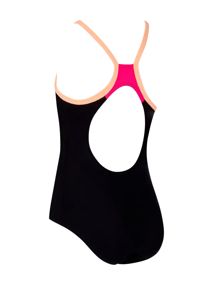 Sale,Clearance, view full size image of Front view of Product detail - Girls Kerrawa Strikeback Swimsuit KRUG