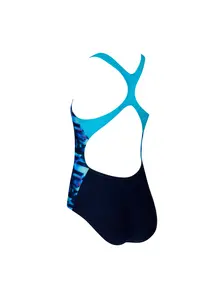 Display front view 3 of Product detail - Junior Girls Drone Rowleeback Swimsuit DRON