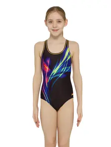Display front view 1 of Product detail - Girls Glory Rowleeback Swimsuit GLOF