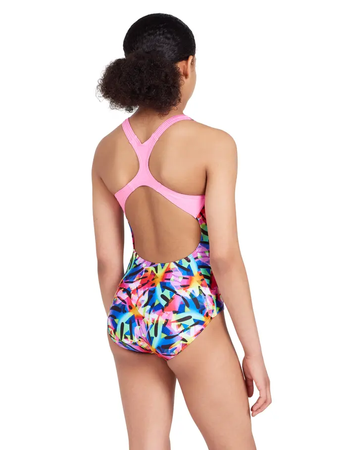 Out of Stock,Sale, Ver imagen de tamaño completo de Vista frontal de Product detail - Girls Rainbow Palms Rowleeback RNPF