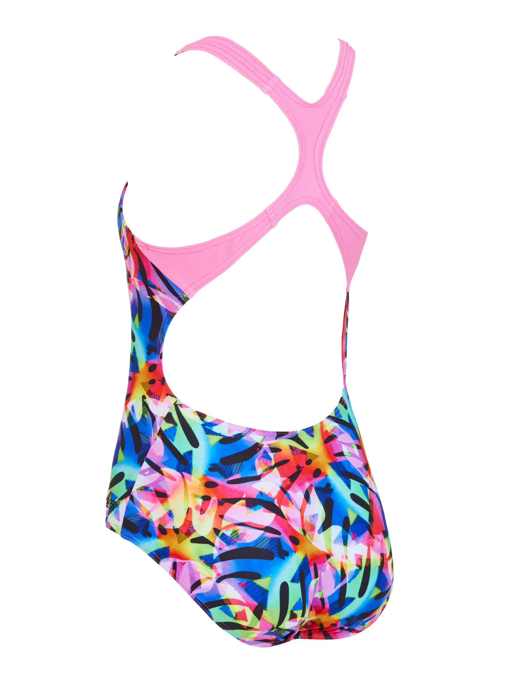 Out of Stock,Sale, Ansicht Großes Bild der Vorderseite Product detail - Girls Rainbow Palms Rowleeback RNPF