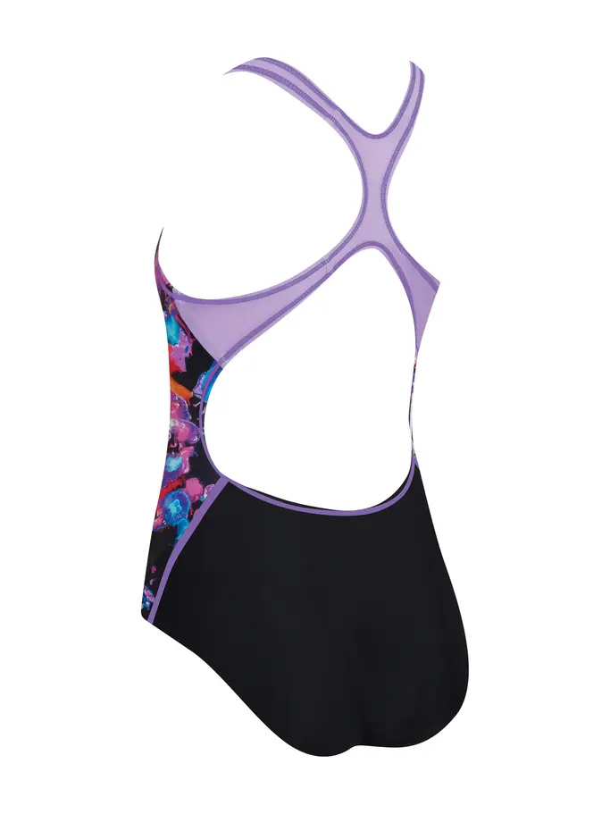 Out of Stock,Sale, visualizzare l'immagine full size della vista frontale di Product detail - Girls Tentacool Rowleeback Swimsuit TNCF