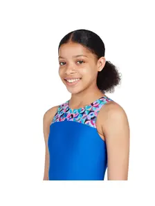 Display front view 3 of Product detail - Girls Rhythm Infinity Back Swimsuit RHYF