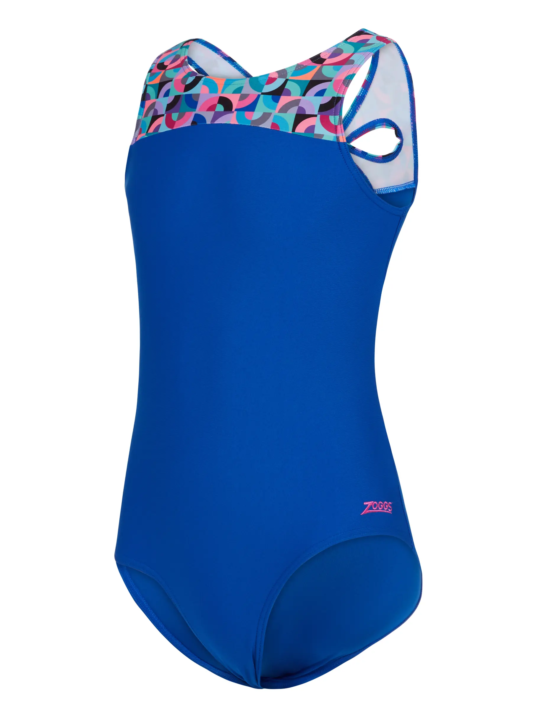 Out of Stock,Sale, Ansicht Großes Bild der Vorderseite Product detail - Girls Rhythm Infinity Back Swimsuit RHYF