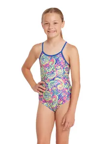 Display front view 1 of Product detail - Girls Citrus Classicback Swimsuit CTRF