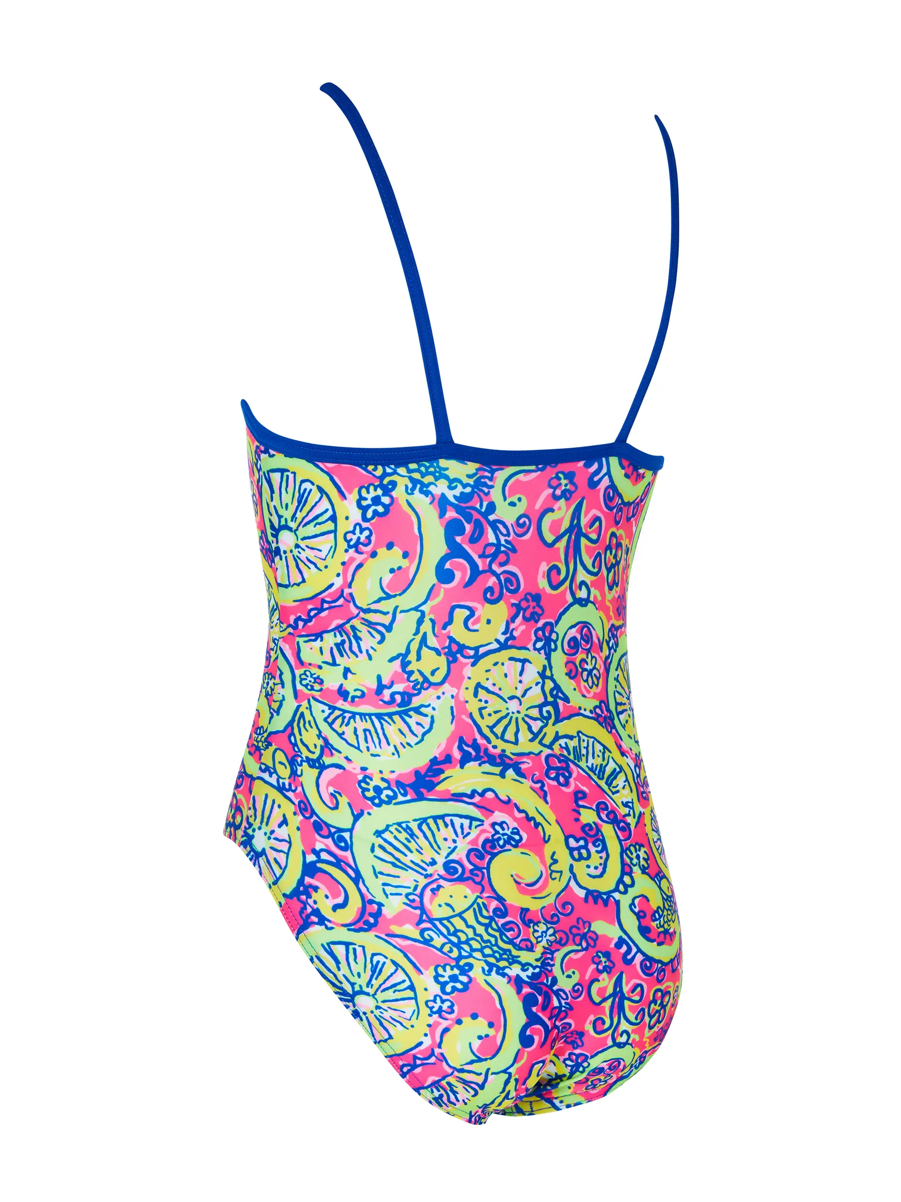 Sale,Clearance, view full size image of Front view of Product detail - Girls Citrus Classicback Swimsuit CTRF